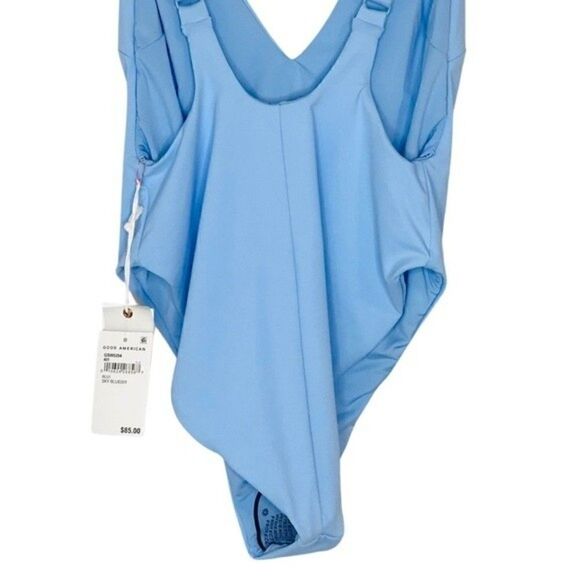 New! Good American Lounge One Piece High Waist High Cut Plunge Sexy Swimsuit XL - Picture 7 of 10